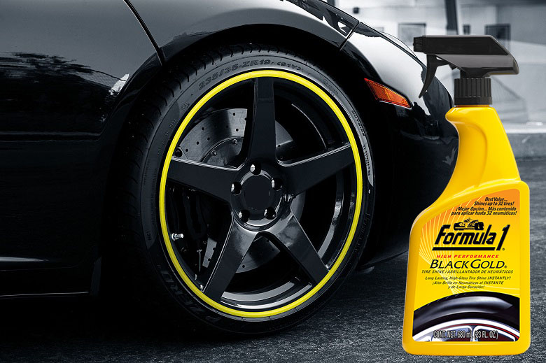 [HCM][SIÊU BÓNG VÀ DƯỠNG LỐP] Formula 1 Black Gold Tire Shine 680ml