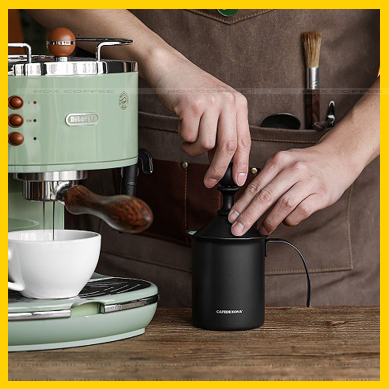 Ca Đánh Sữa Lạnh Thủ Công Cafede Kona