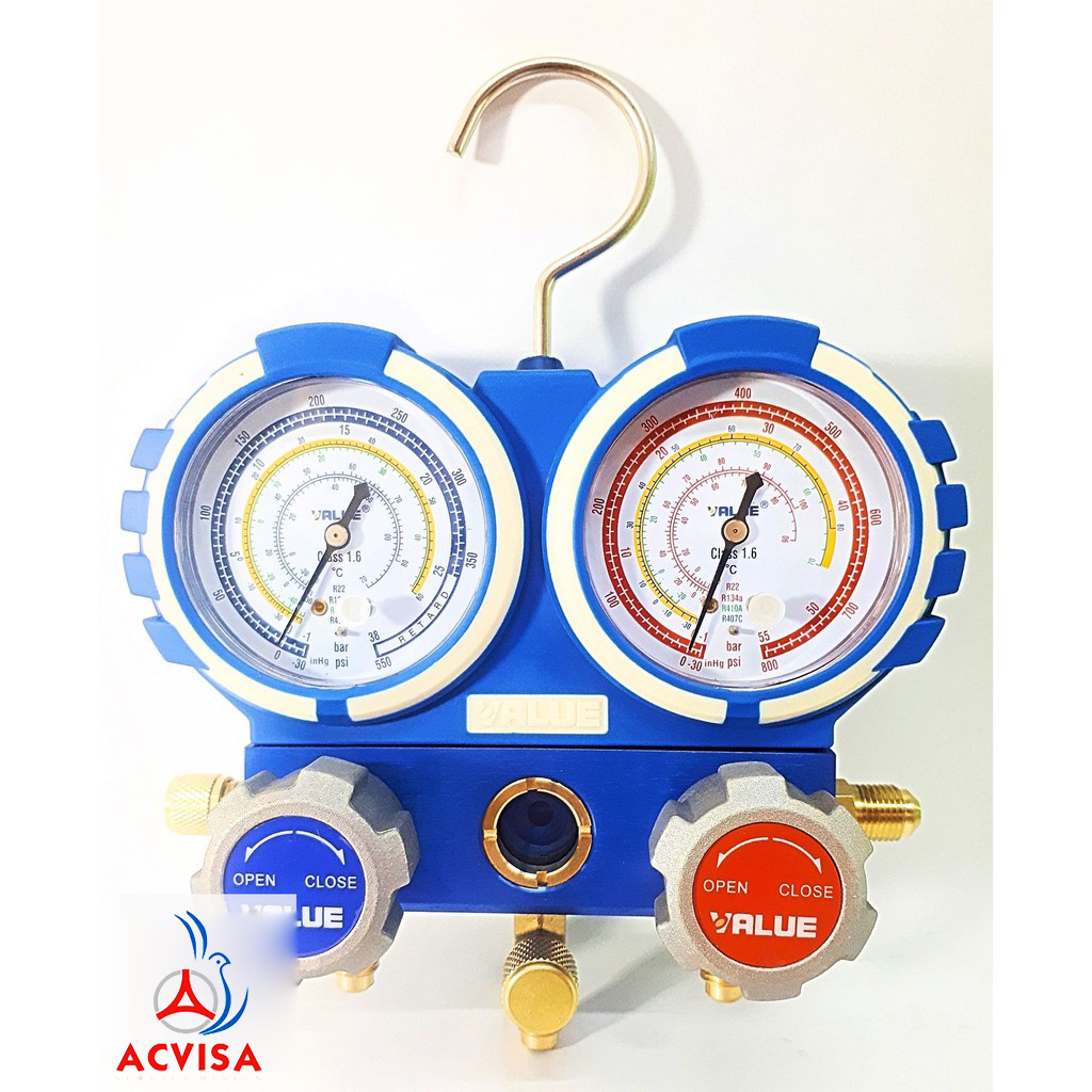Đồng Hồ Gas Đôi VALUE Model VMG-2-R410A-B-03 (Không Dây)