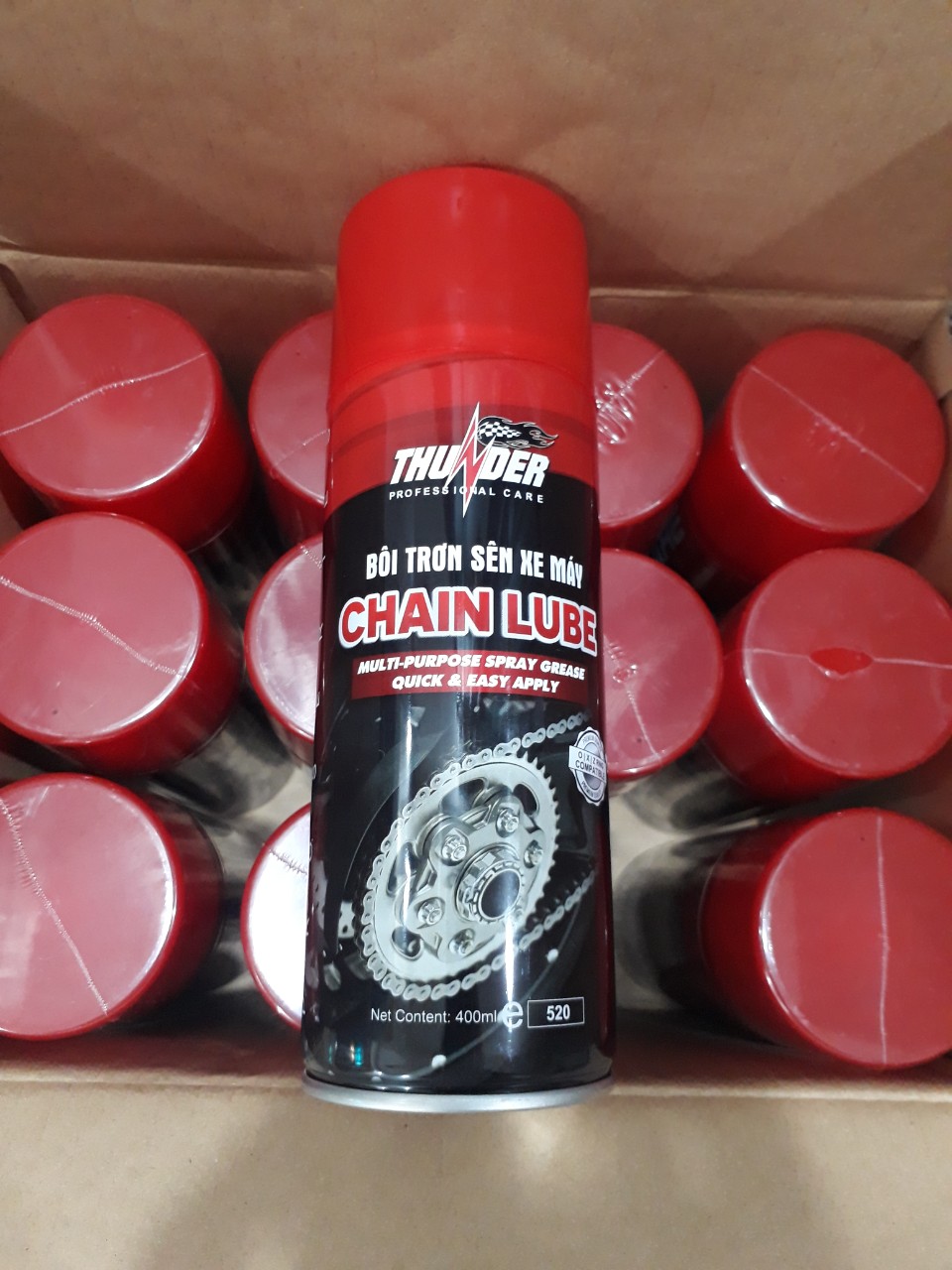 Xịt dưỡng sên Thunder Chain Lube 400ml