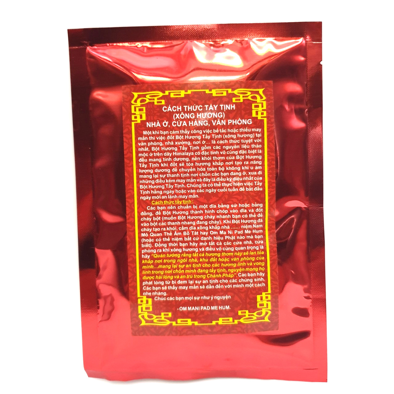 [HCM]Bột Tẩy Tịnh Mani thảo mộc mani Đỏ  100gr