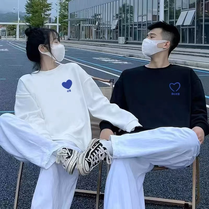 ÁO ĐÔI SWEATER HÌNH TRÁI TIM, ÁO ĐÔI NAM NỮ HOT