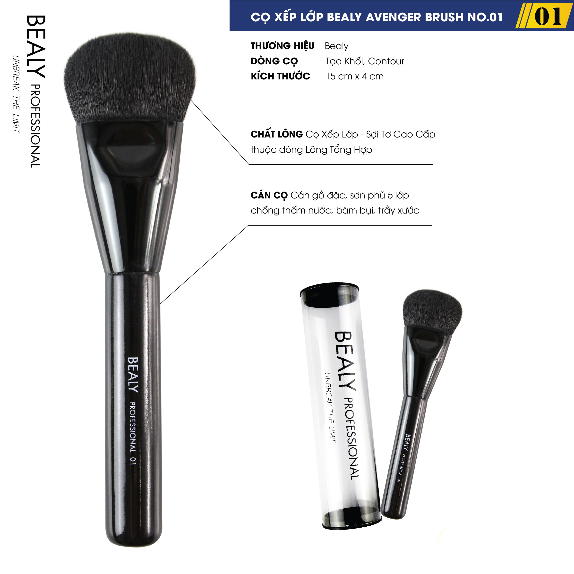 CỌ LẺ XẾP LỚP BEALY AVENGER BRUSH