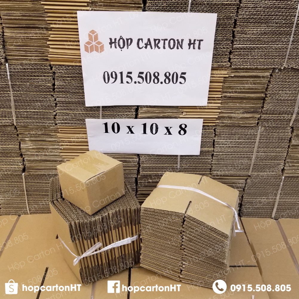 10x10x8 Combo 100 hộp carton