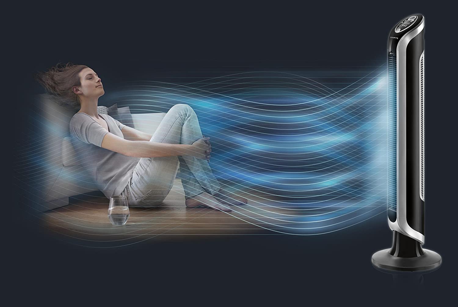 [Trả góp 0%]Quạt tháp Rowenta VU6670F0 ( Nhập Đức )