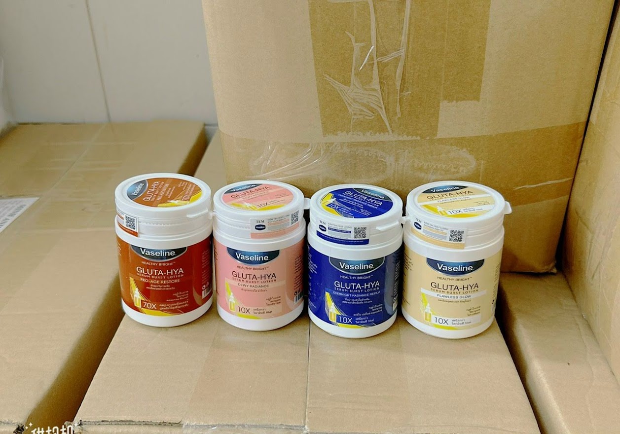 [Giá sỉ] Kem kích trắng vaseline thái lan 250gr