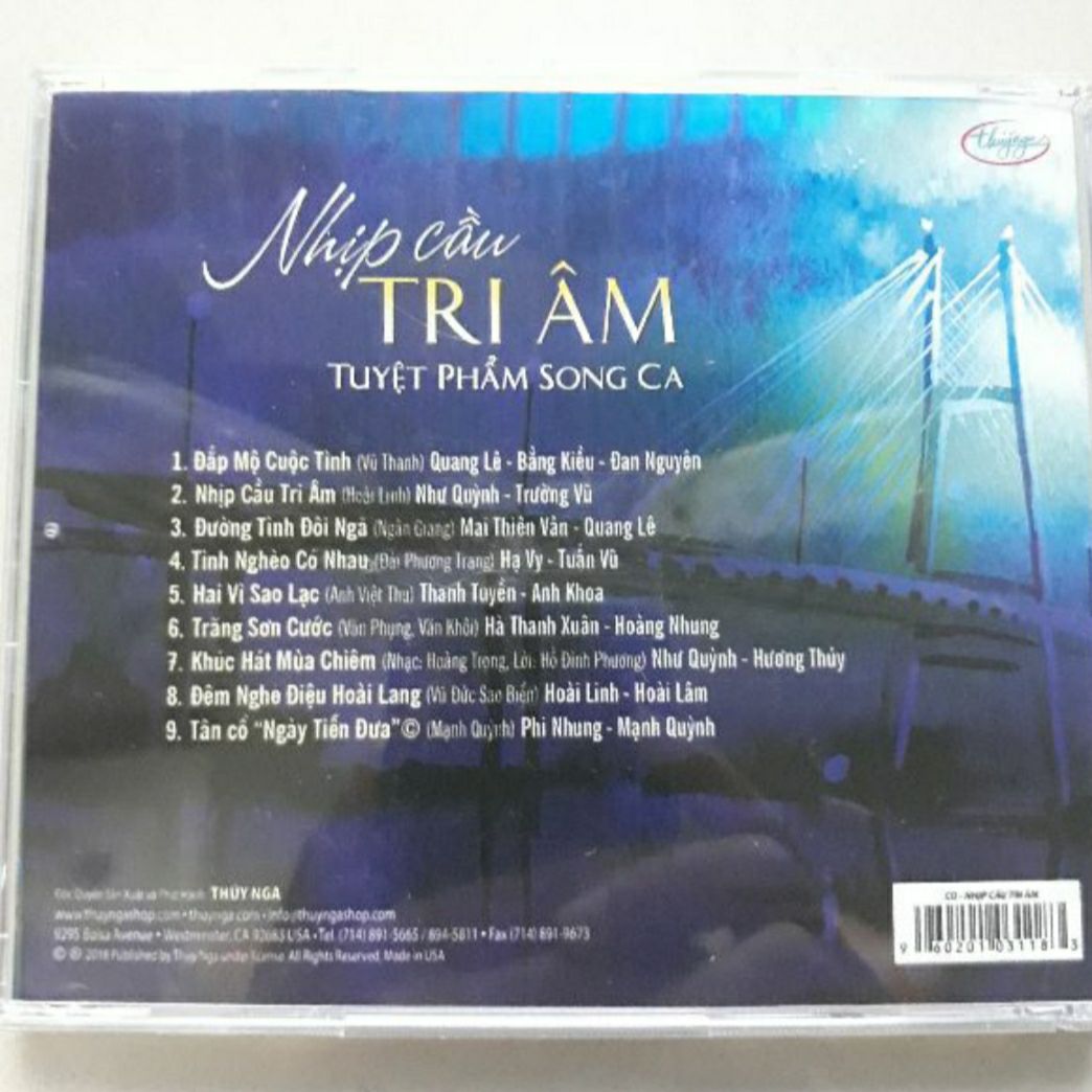 Bộ 5 đĩa cd Thúy Nga 2 Mitsu phono