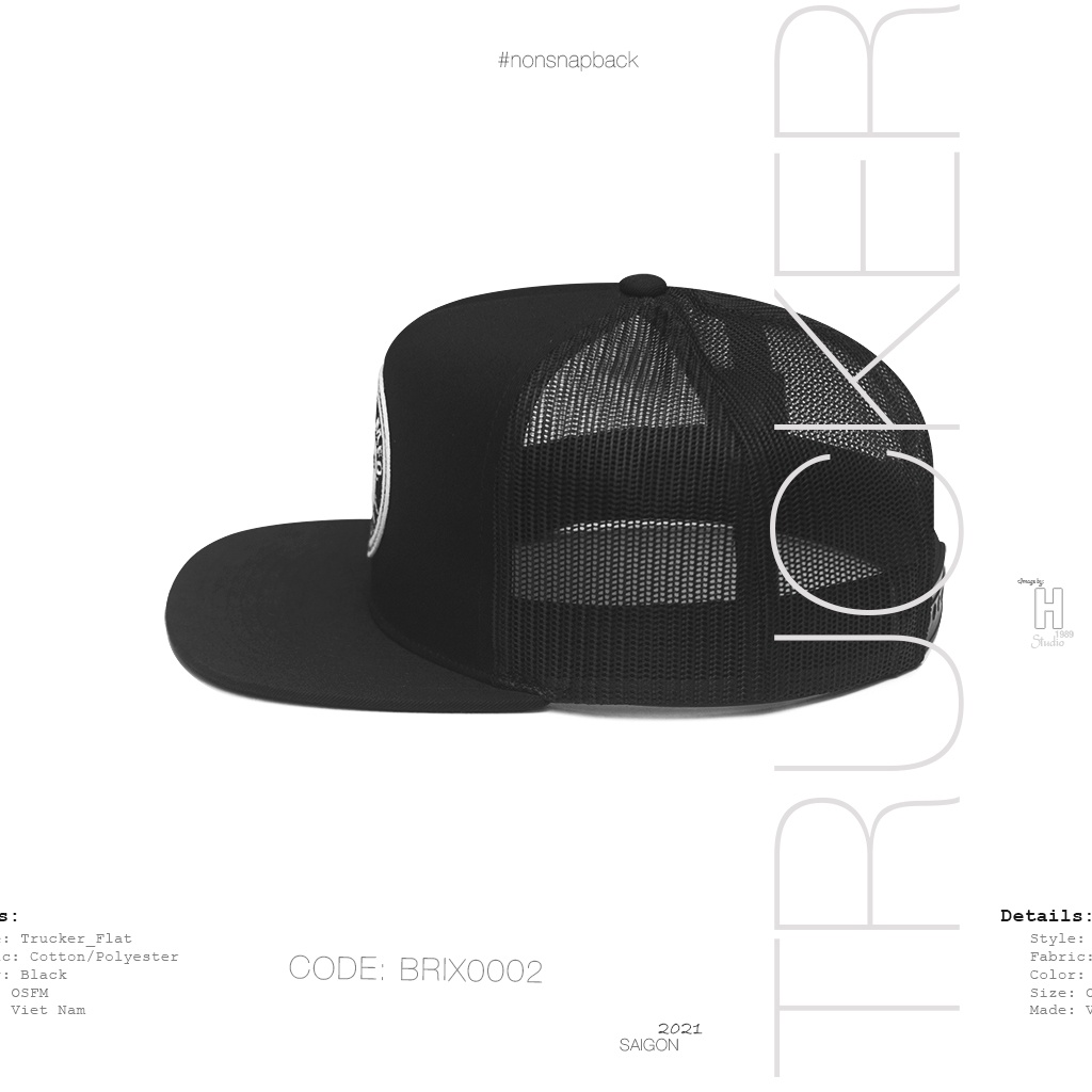 Nón Snapback Brixton lưới