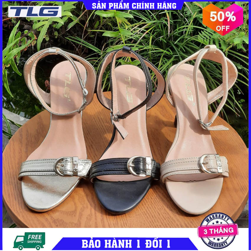 Sandal nữ cao gót Đồ Da Thành Long TLG 21294