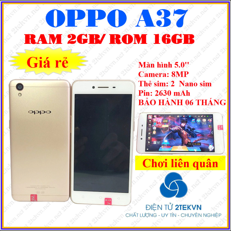 Điện thoại cảm ứng giá rẻ OPPO A37 (NEO 9) RAM 2GB/16G chơi liên quân mượt