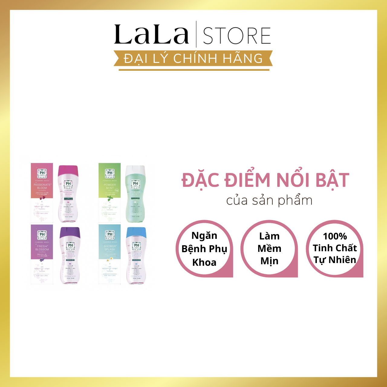 Dung Dịch Vệ Sinh Phụ Nữ PH Care Nhật Bản 150ml