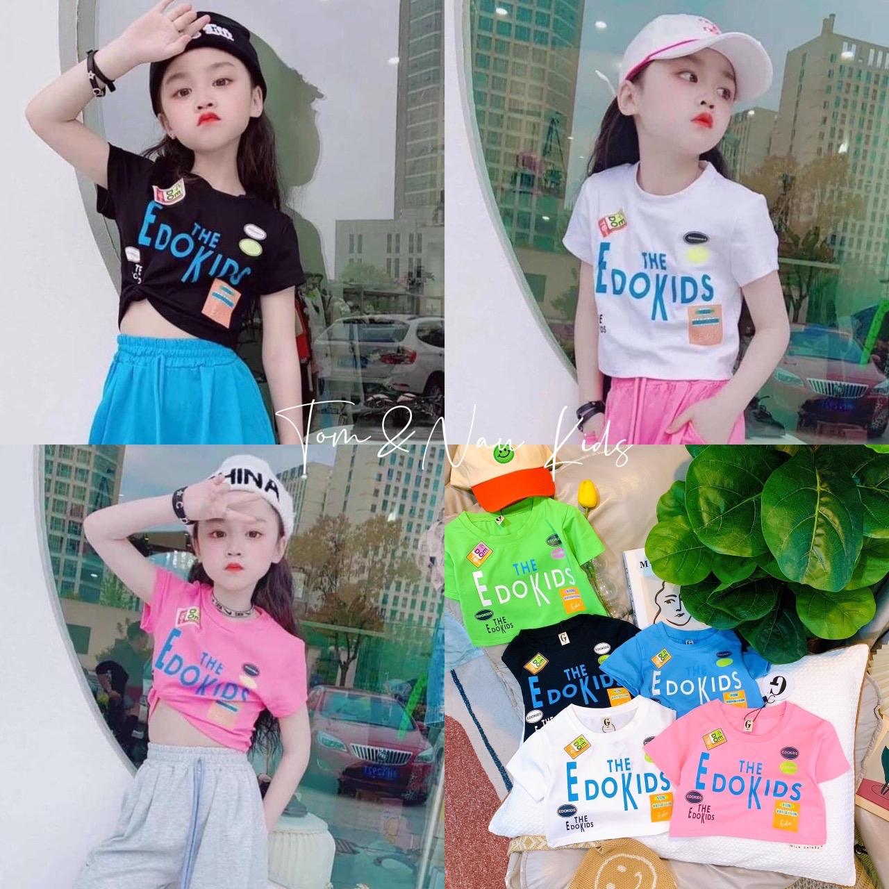 Áo thun crotop cộc tay cotton siêu đáng yêu