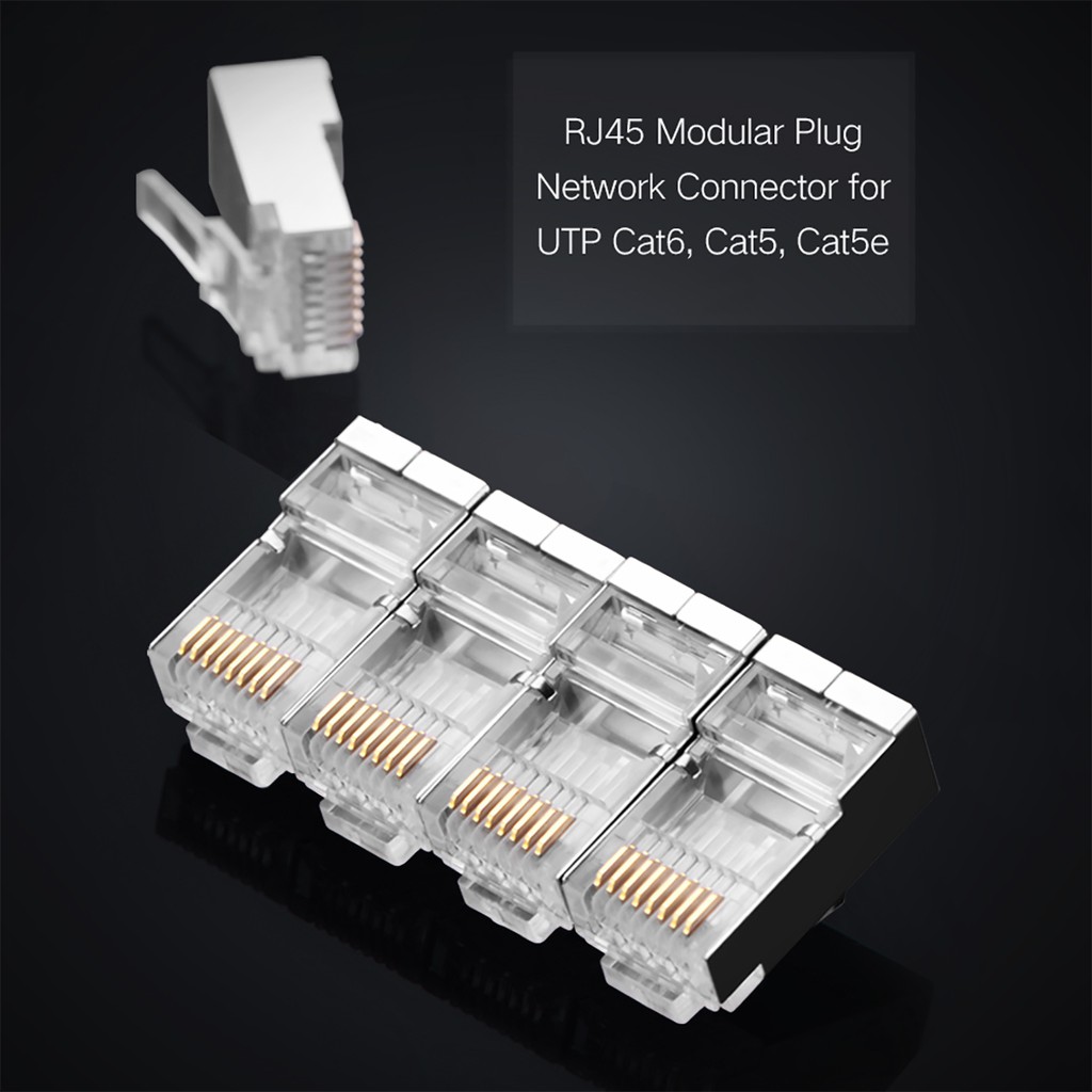 Đầu Bấm Cáp Mạng Cat6/ Cat5e Cao Cấp UGREEN NW111
