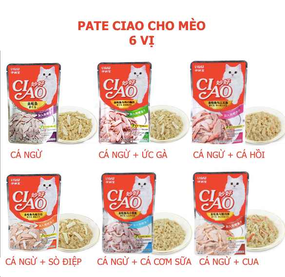 Pate Ciao 60g dành cho mèo
