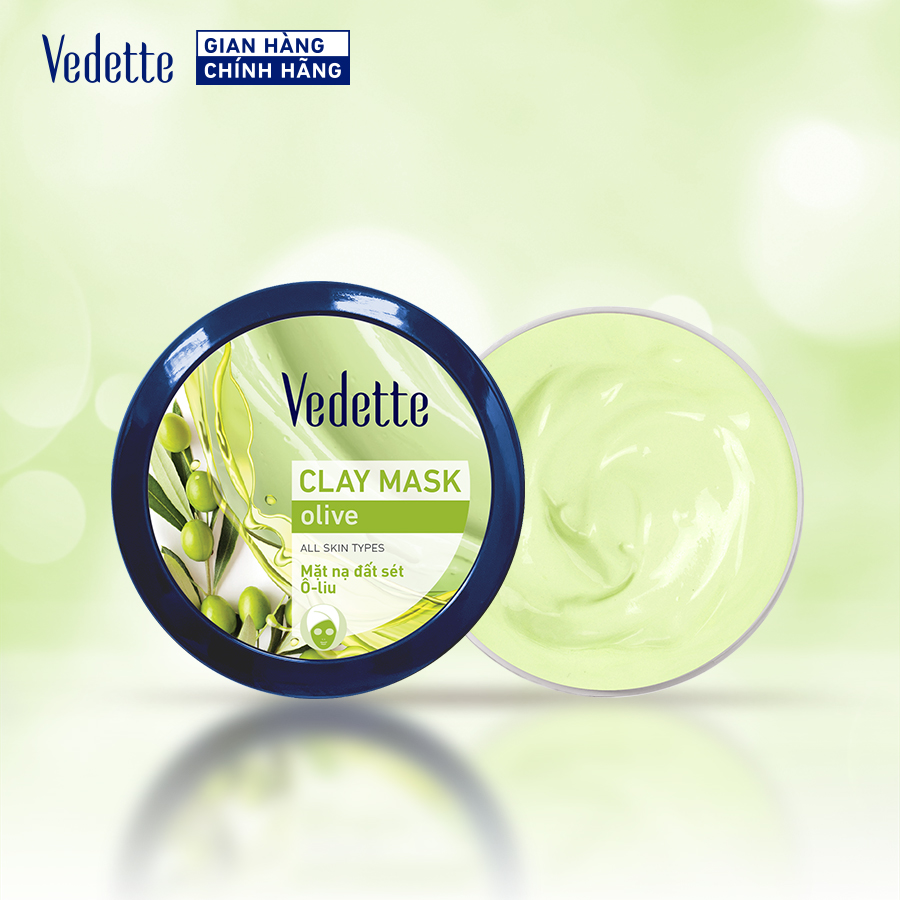 Mặt nạ đất sét Vedette Ô-liu (Olive) 145g
