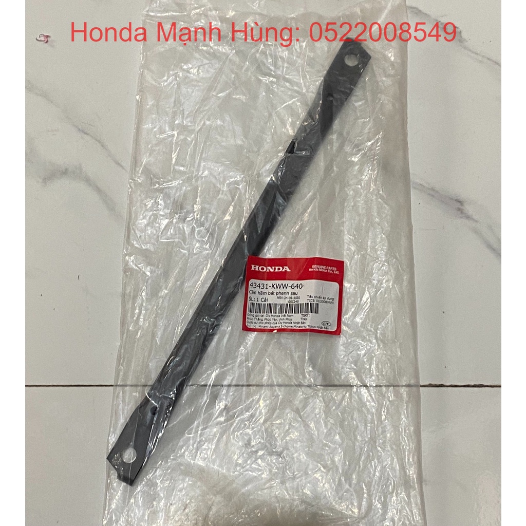 Cần hãm bát phanh sau, đũa phanh Wave 110 (43431KWW640)