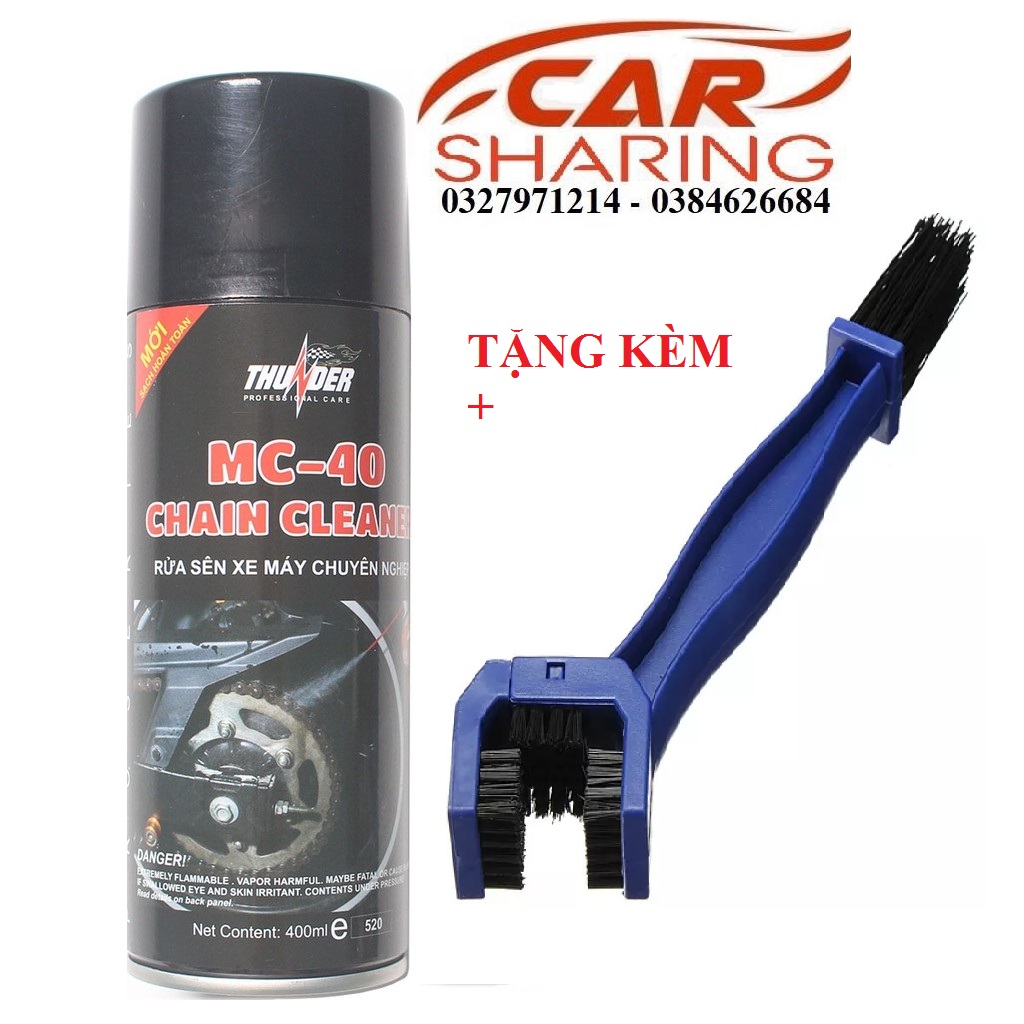 Combo Thunder vệ sinh sên xe máy, bảo dưỡng sên chống văng, sên phốt cao su mẫu mới, cam kết chất lượng, uy tín, giá tốt