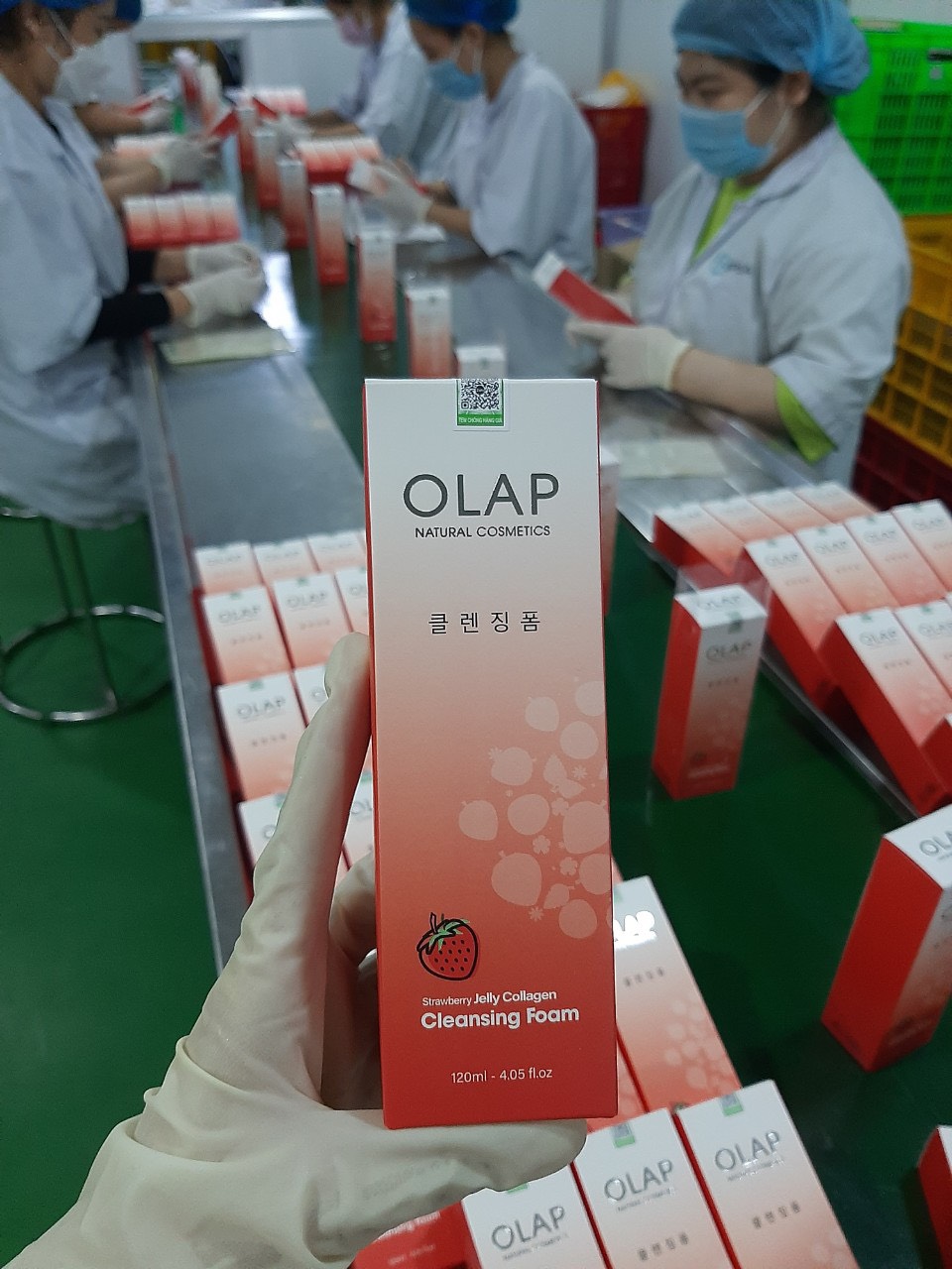 sữa rửa mặt olap 120ml