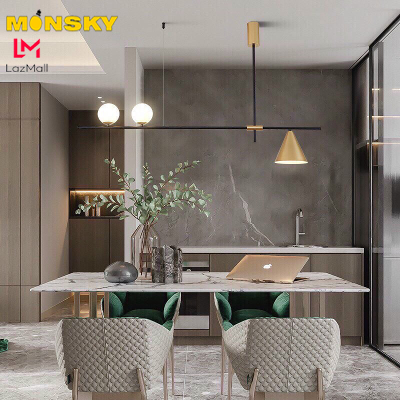Đèn thả MONSKY CADIC trang trí nội thất độc đáo, kiểu dáng hiện đại - kèm bóng led chuyên dụng