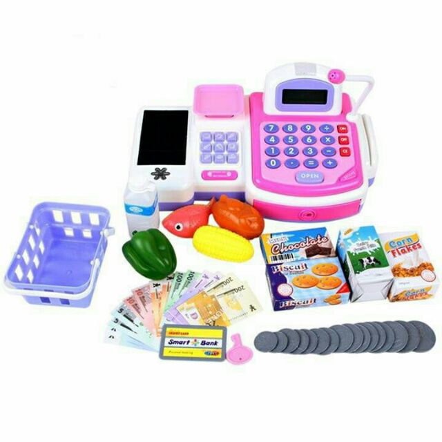 Đồ chơi Máy tính tiền siêu thị mini