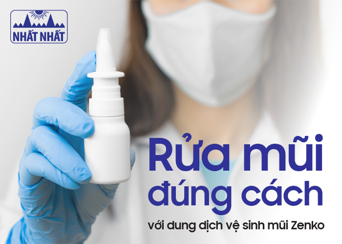Dung Dịch Vệ Sinh Mũi Zenko Người Lớn Nhất Nhất (C/75ml)
