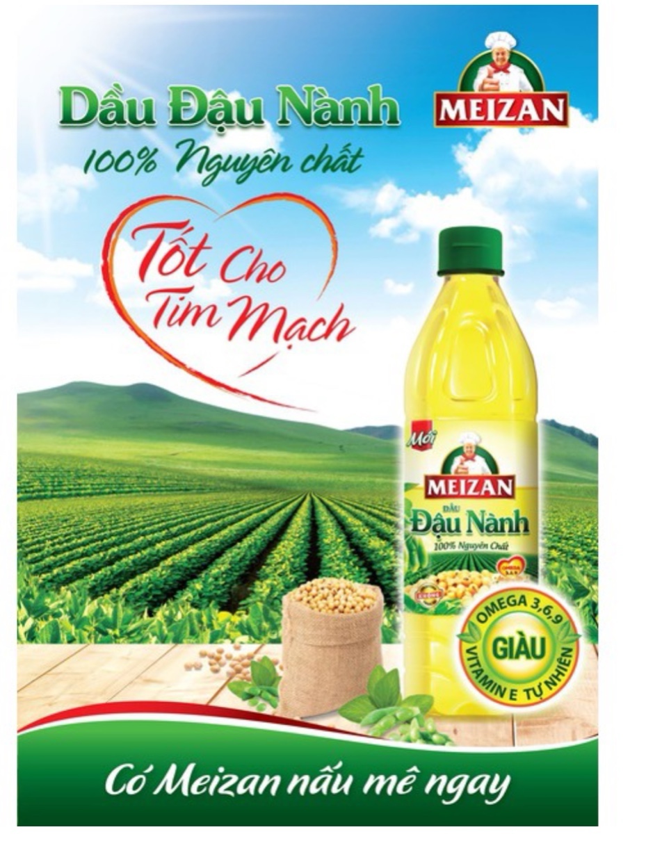 Dầu Ăn Meizan Đậu Nành 1L