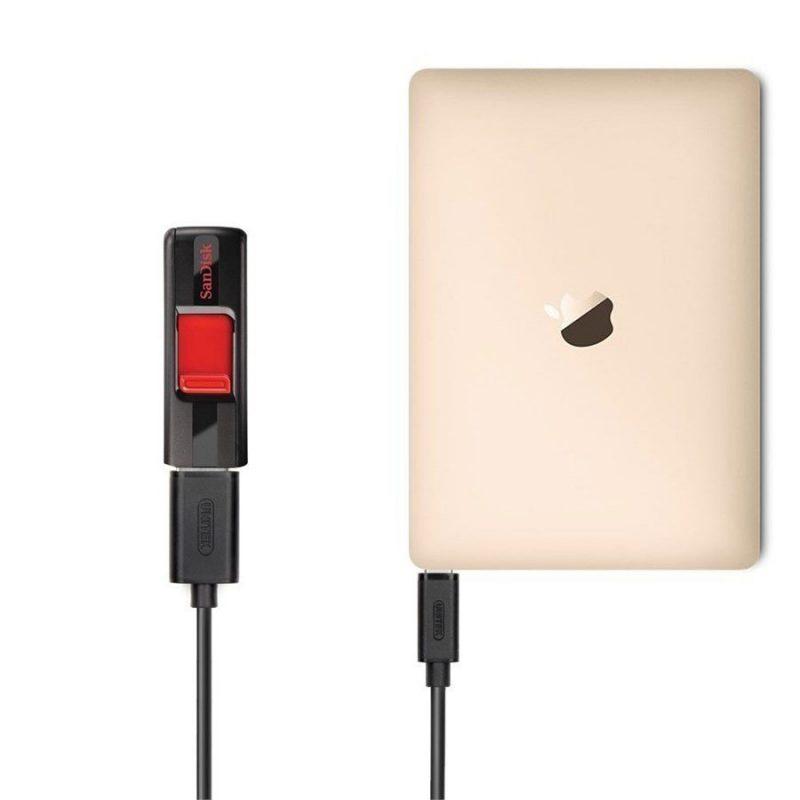 CÁP OTG USB TYPE C SANG USB 3.0 UNITEK YC476BK