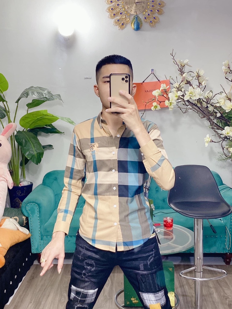 Áo Sơ Mi  COTTON Nam Tay Dài BBR Cao Cấp - 𝐊𝐞𝐧𝐓 𝐒𝐡𝐨𝐩