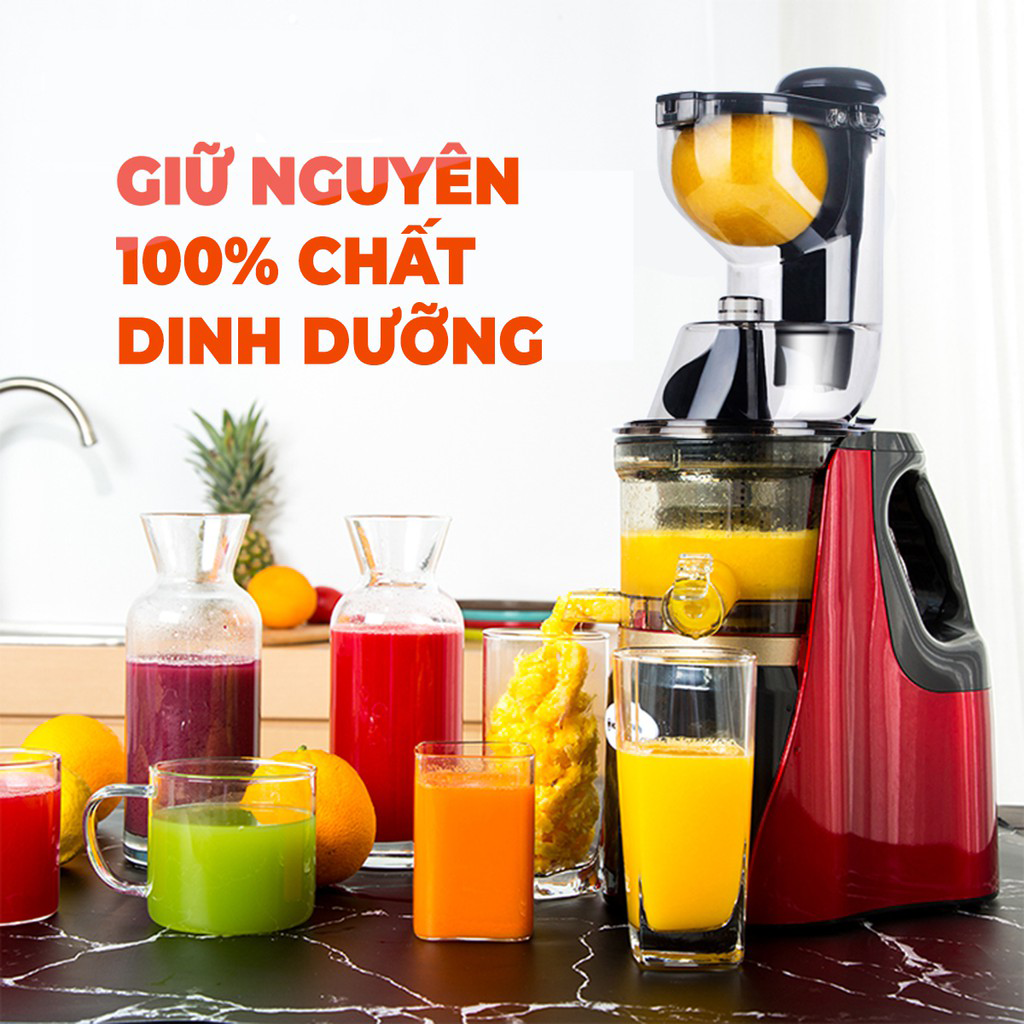 Máy ép chậm SAIKI, máy ép hoa quả, máy ép rau củ, ép 97% nước