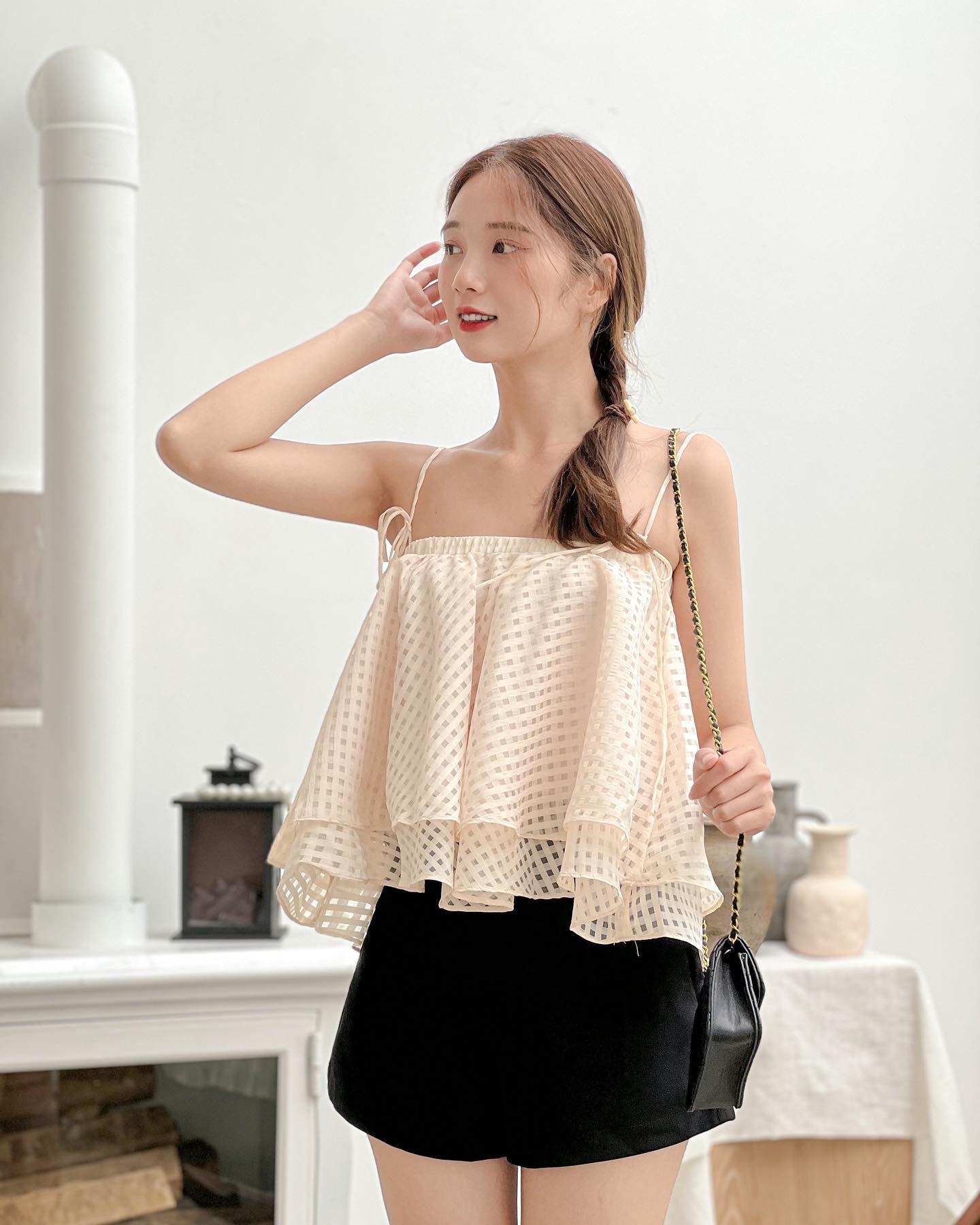 Áo NINA - Áo 2 dây form babydoll