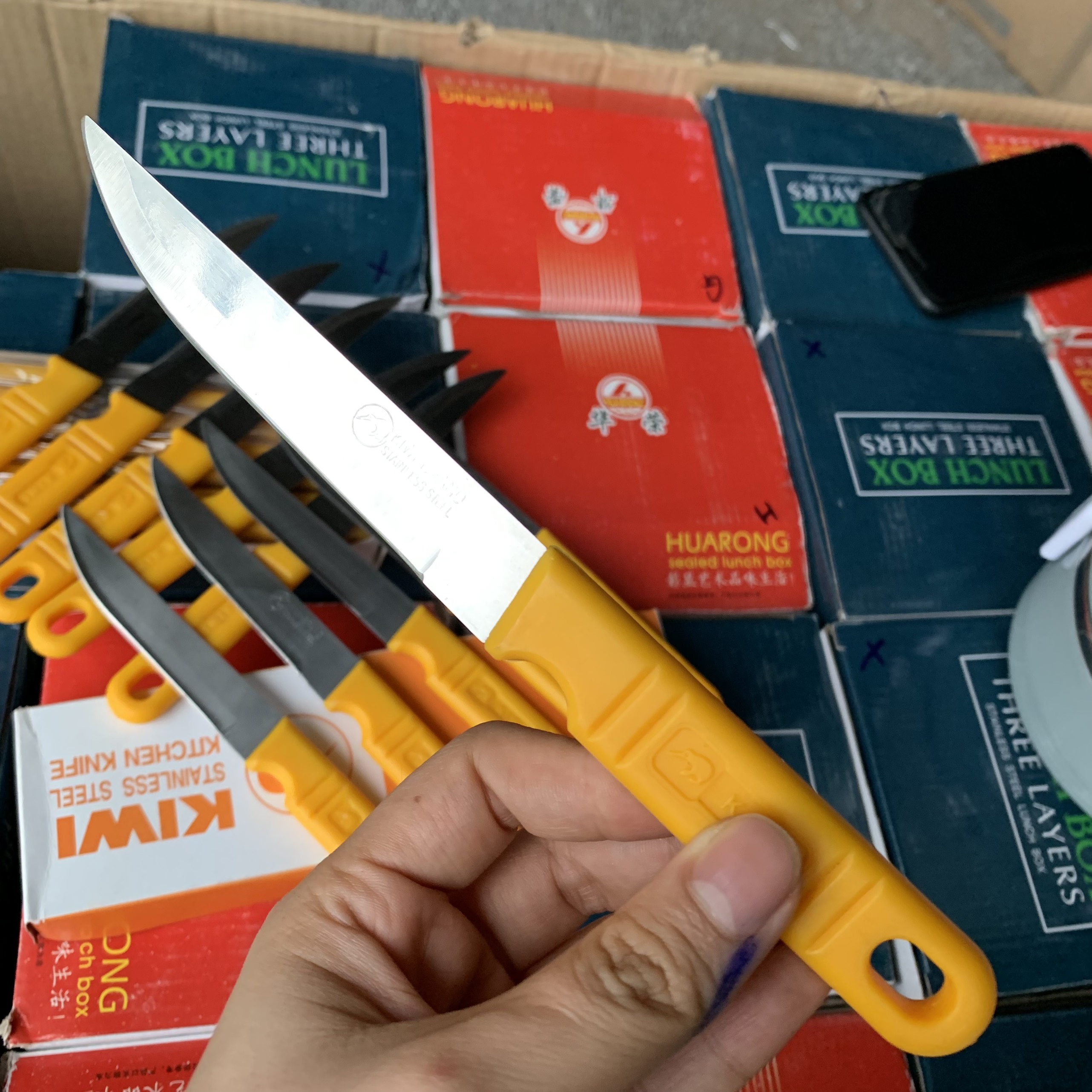 ( COMBO) 12 DAO 511 CÁN VÀNG ĐẦU NHỌN THÁI LAN