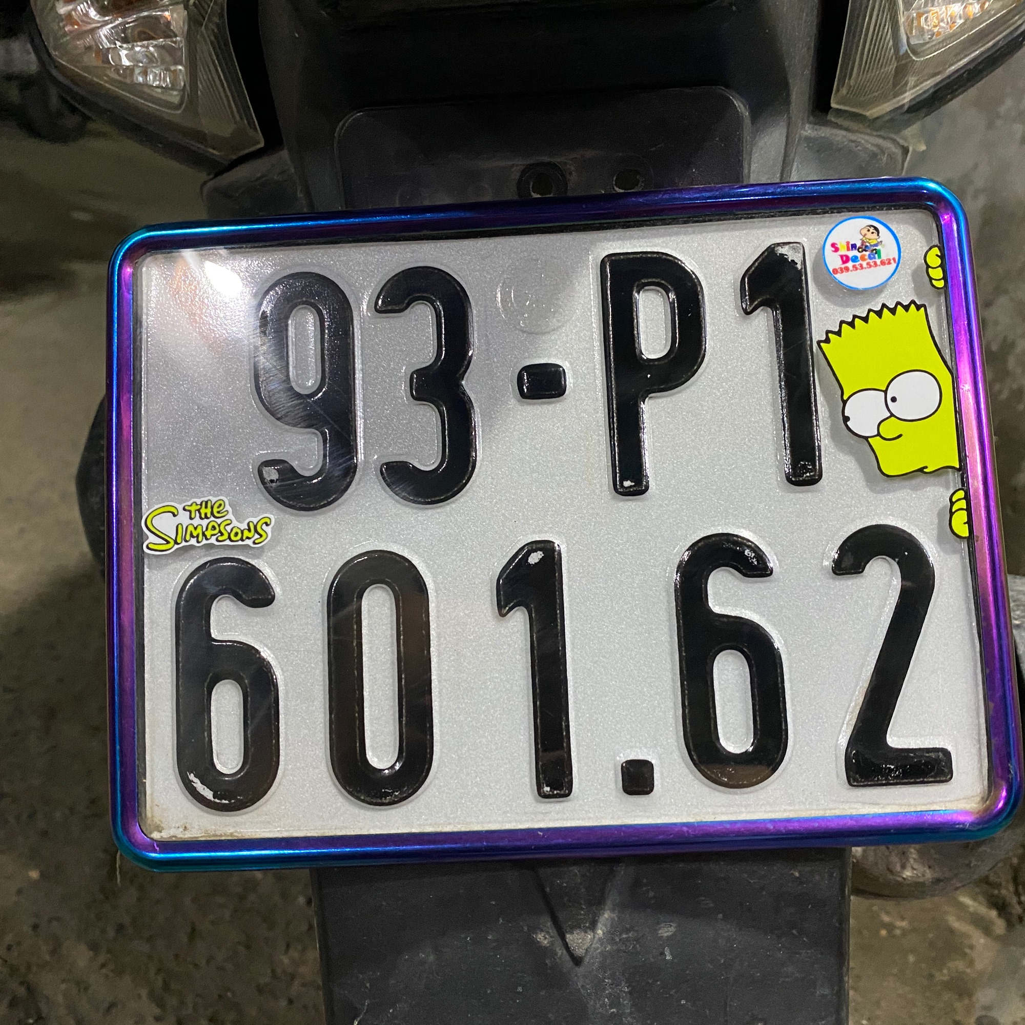 [HCM]Combo 3 tem sticker Dán bảng số Simpson ...