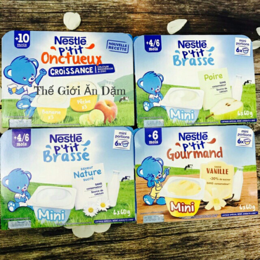 [HCM]Sữa Chua Nestle 4-6m+ ( mẫu mới)