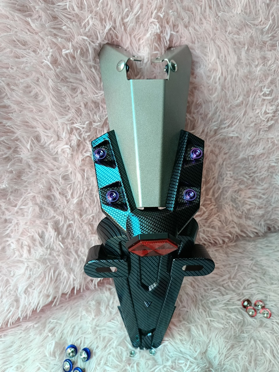 Combo ốp đuôi dè + dè Malay gắn exciter 150