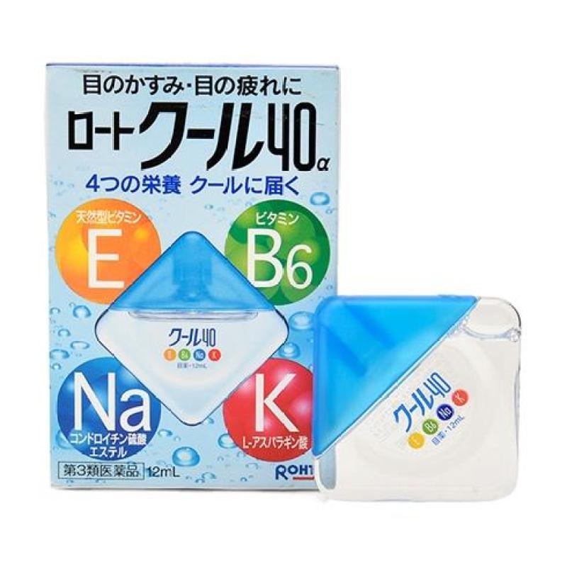NƯỚC NHỎ MẮT ROHTO VITA 40 12ML MÀU XANH MÁT LẠNH - NHẬT BẢN