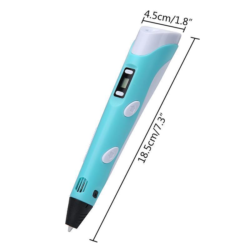 Smart1688 - Combo 6 Món Bút Vẽ Hình 3D (Xanh)