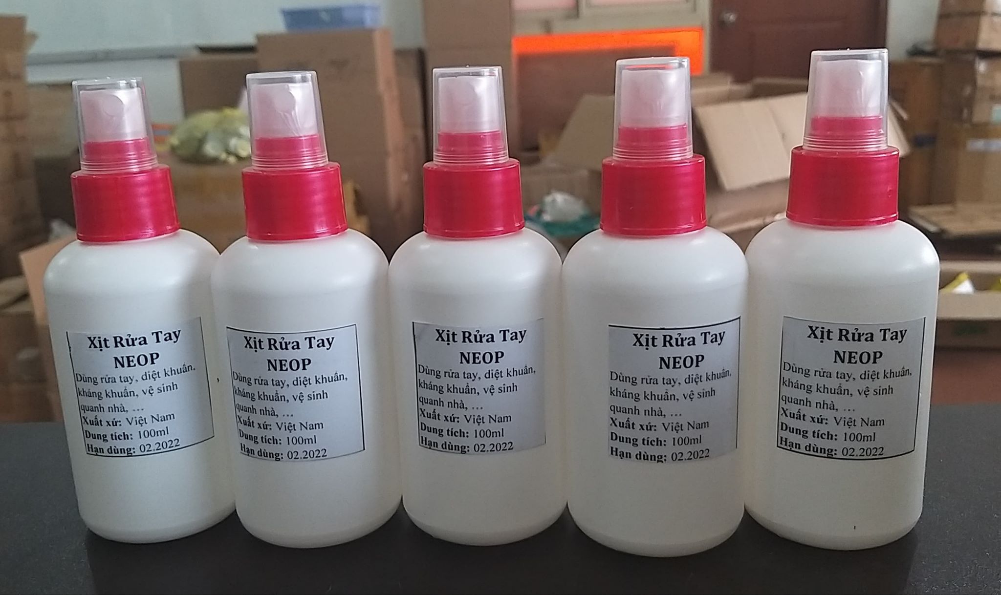 Xịt rửa tay khô neop 100ml - diệt khuẩn - kháng khuẩn