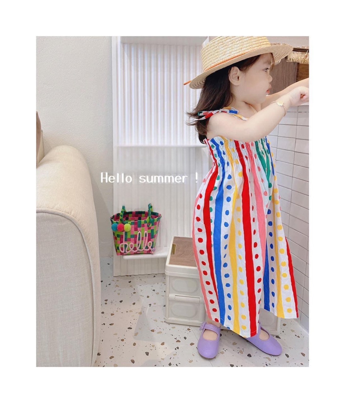 Jum bé gái 2 dây hàng đẹp