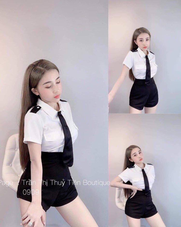 Sét Phi Cơ Siêu Xinh Thời Trang Quyến Rũ ( Hai Màu Y Hình ) Bambo