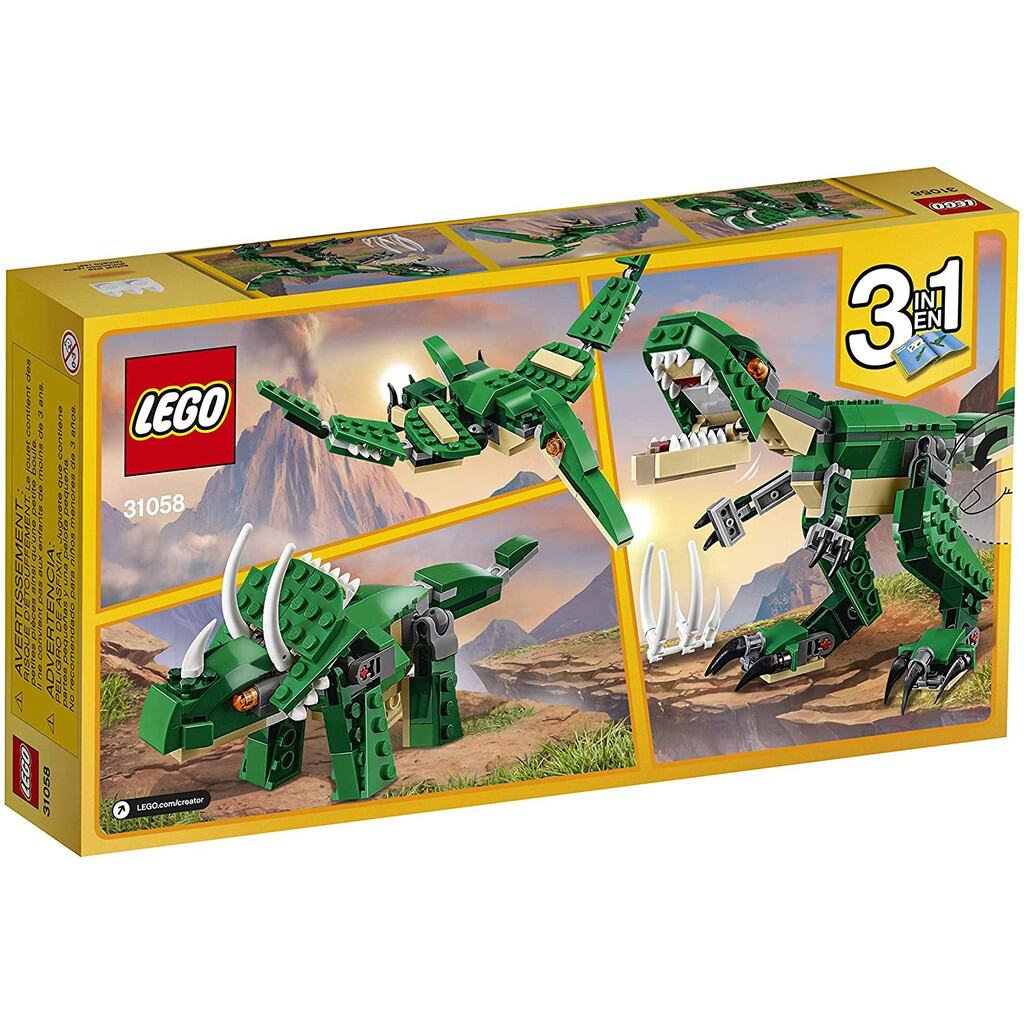 Đồ chơi lắp ráp LEGO Creator khủng long 31058 - Mighty Dinosaurs