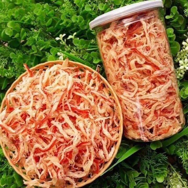 [HCM]Mực Xé Hấp Cốt Dừa hũ pet 300gram
