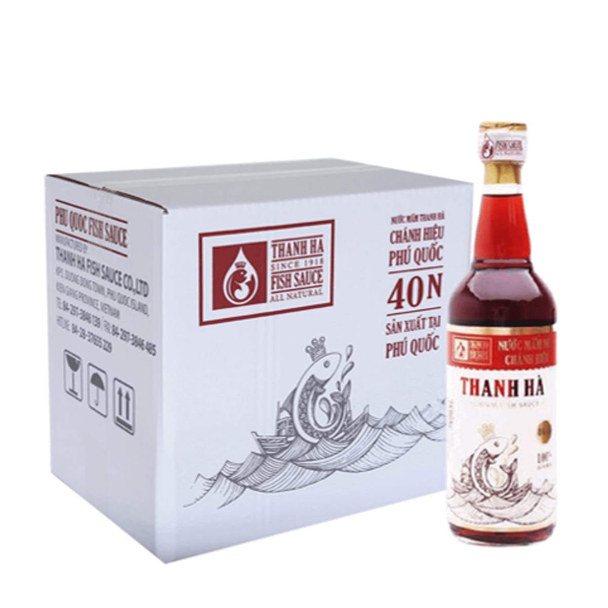 Nước mắm Thanh Hà 40 độ đạm - 520ml