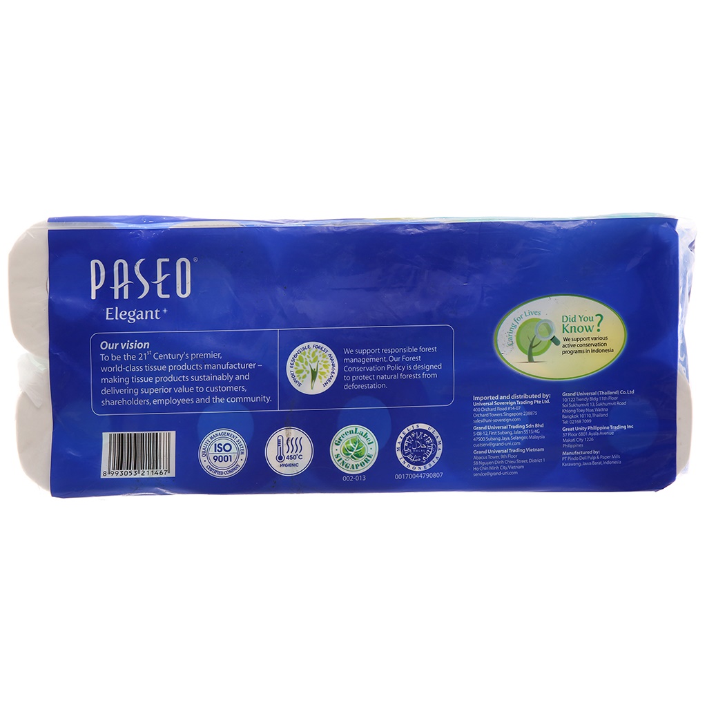 Giấy vệ sinh Paseo Dolphin 10 cuộn ( 4 lớp ) cao cấp