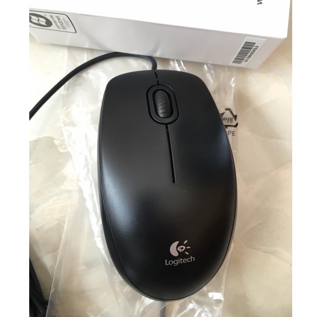 CHUỘT QUANG CÓ DÂY LOGITECH B100 (CHÍNH HÃNG BẢO HÀNH 12 THÁNG)