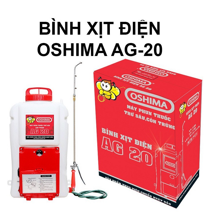 Bình Xịt 20L Oshima OS20 AG - Bình Phun Thuốc Trừ Sâu - Bình Xạ Phân