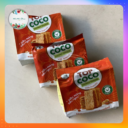 Combo 5 gói bánh dừa nướng - đậu phộng