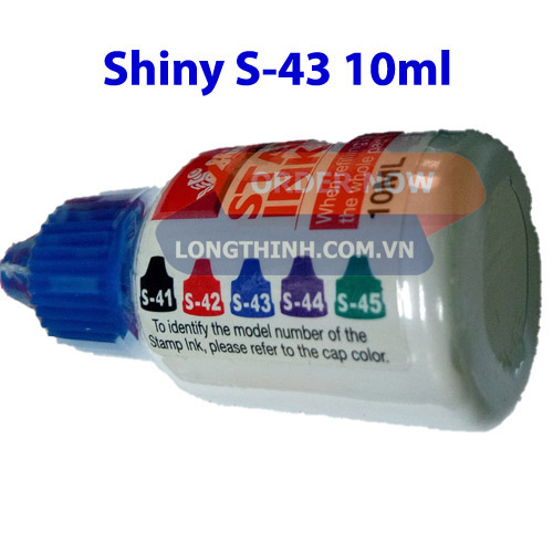 [HCM]Mực dấu Shiny (xanh dương/đỏ/đen/xanh lá) 10ml