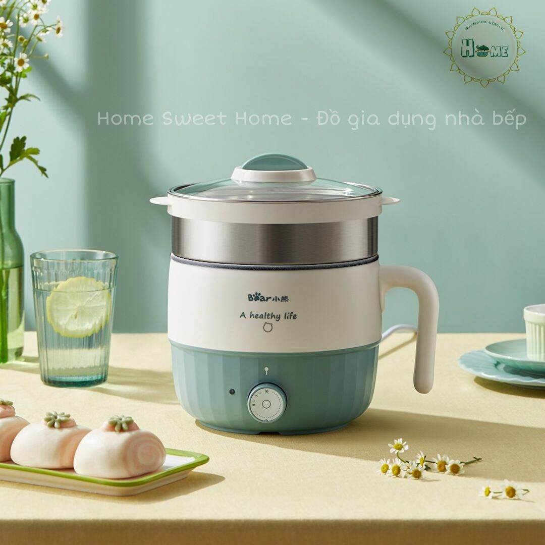 NỒI ĐIỆN ĐA NĂNG BEAR 1.2L KÈM HẤP