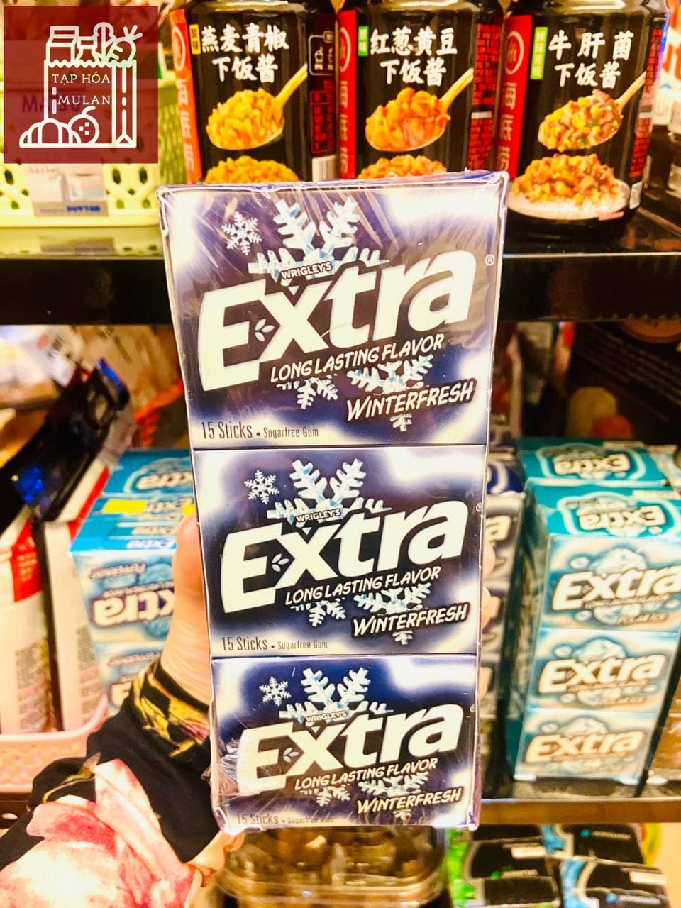 Kẹo gum Extra bạc hà không đường - Mỹ