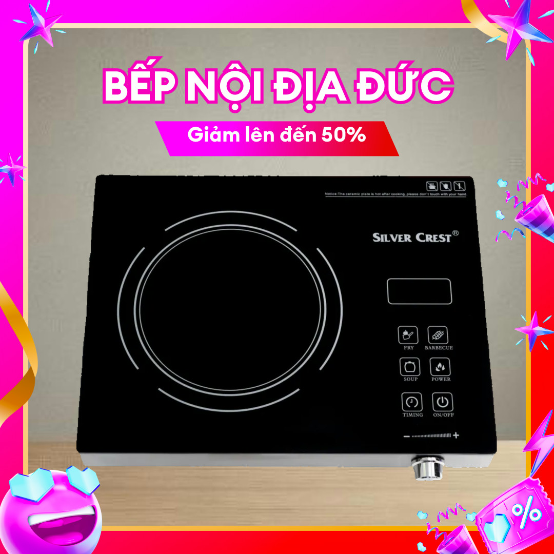 Bếp  hồng ngoại Silver Crest của Đức